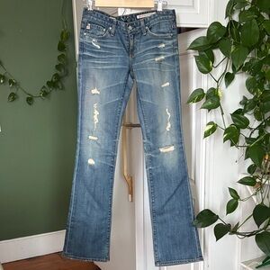 Ag Adriano Goldschmied Light Blue Boot Cut Jeans